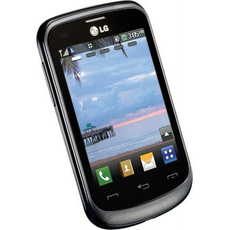 Tracfone LG L305C 4GB Prepaid Smartphone, Black