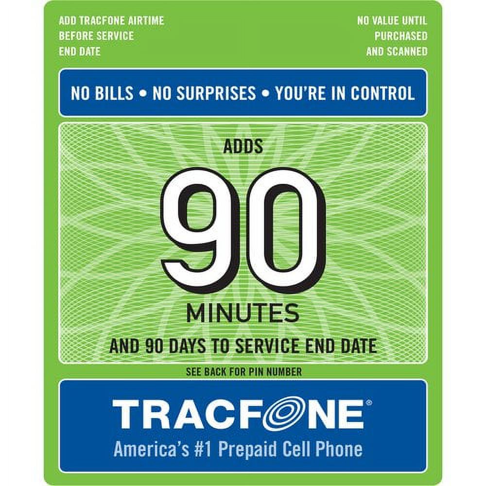 Tracfone Wireless Tracfone 90 Minute Card - image 1 of 2