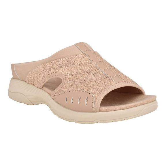 Traciee Slip on Sandals, natural multi material, Size 11.0