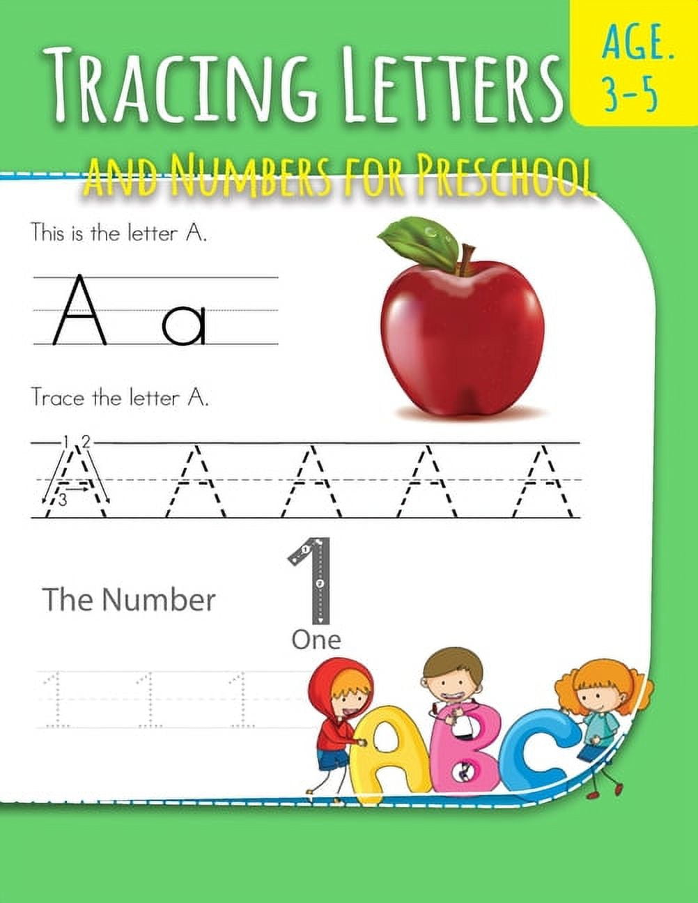 Tracing Letters And Numbers For Preschool: Letter Writing Practice For ...
