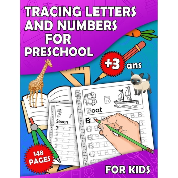 Tracing Letters And Numbers For Preschool: Learn To Write Letters And Numbers Workbook For Preschoolers 3-5 Year Old Lea, (Paperback)