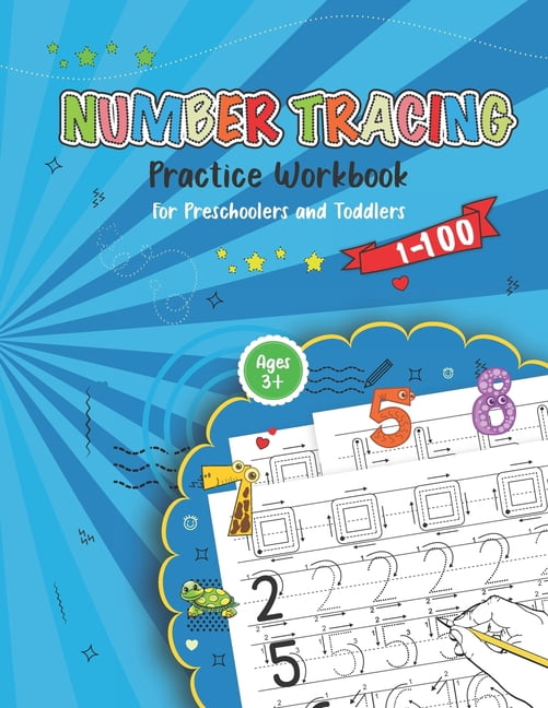 Tracing Letters and Numbers Number Tracing Practice Workbook For ...