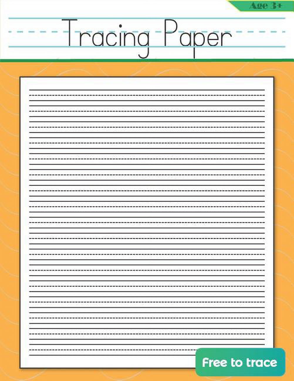 Tracing Paper: Blank Handwriting Notebook for Kids [Book]