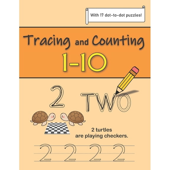 Tracing and Counting Numbers 1-10: Number Recognition - With Counting and Dot-to-dot Activities, (Paperback)