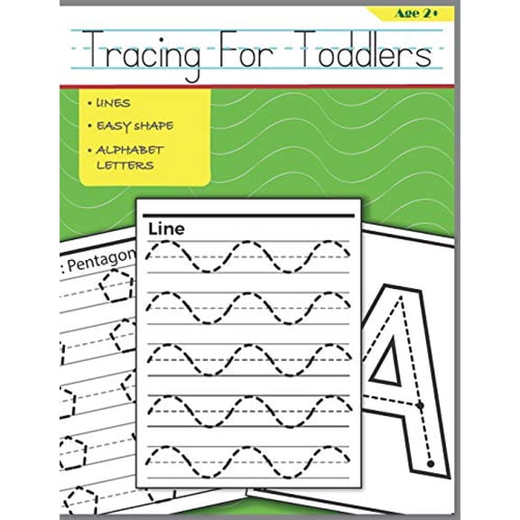 Pre-Owned Tracing For Toddlers: Beginner to Tracing Lines, Shape & ABC Letters (Paperback) 171815514X 9781718155145