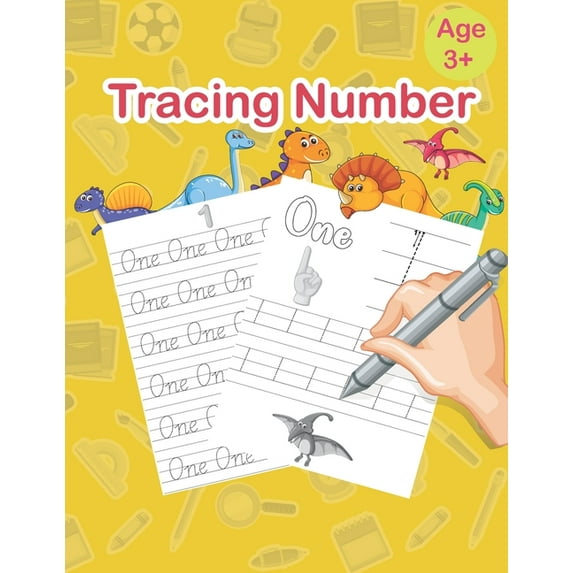 Tracing number : For Preschoolers And Kids Ages 3-5 Practice Workbook Pre k, Ages 3-5 Teaching Numbers Home School (Paperback)