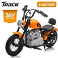 thumbnail image 1 of Track 7 36V Electric Dirt Bike, 350W Ride on Motorcycle with Twist Grip Throttle, Hand-Operated Brakes, Key Start, Off-Road Motocross Speed Up to 15 mph, Orange, 1 of 10