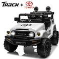 Track 7 Kids Ride on Truck, 12V Licensed Toyota FJ Cruiser Electric Car ...
