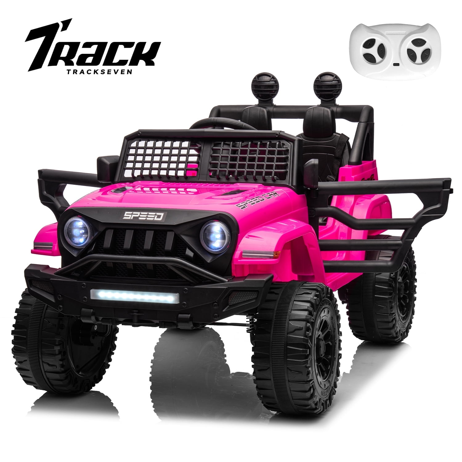 Track 7 Kids Ride on Truck, 12V Ride on Car with Remote Control, Kids ...