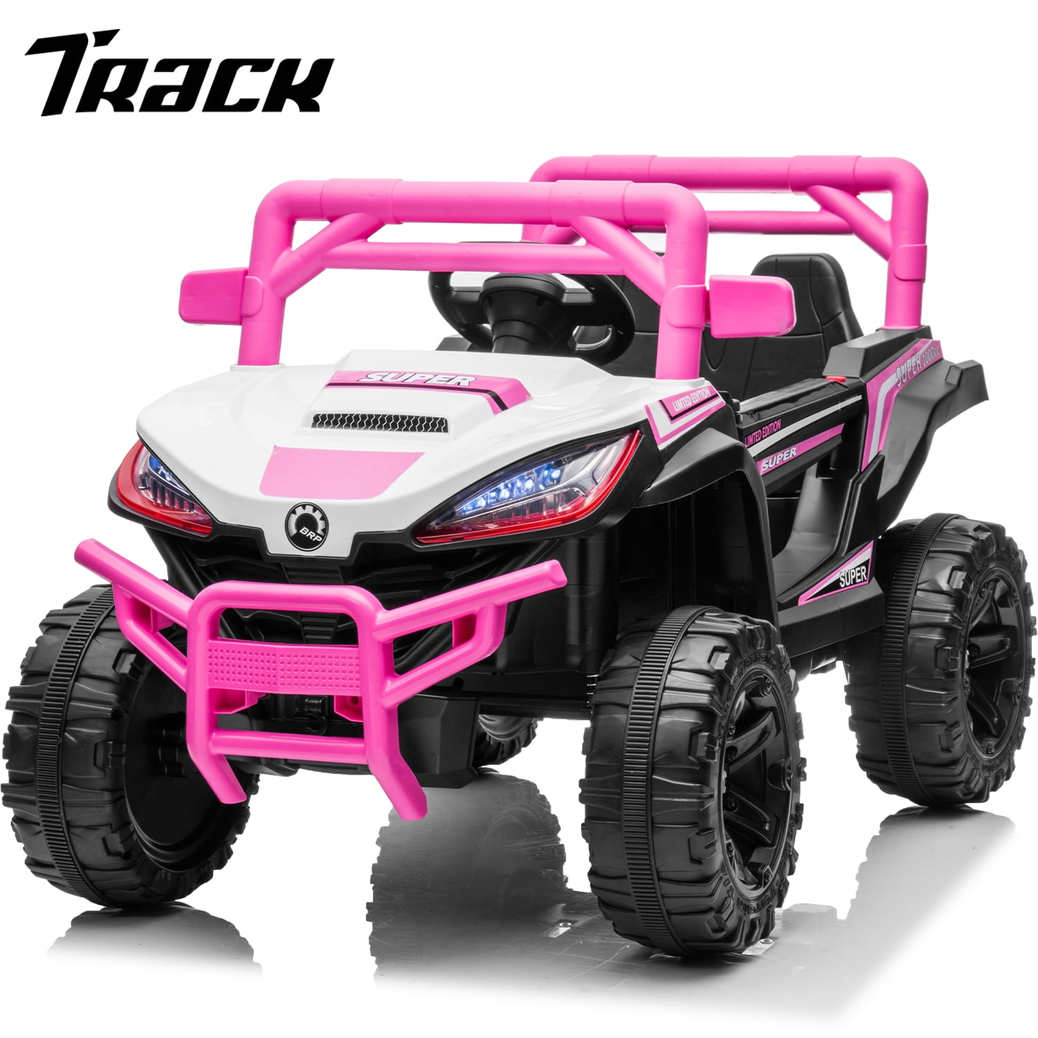 Ride on car and track discount