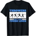 thumbnail image 1 of Track And Field Throwers Don't Have Finish Lines Discus T-Shirt, 1 of 4