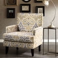 thumbnail image 1 of Track Arm Club Chair for Home | Adds a Sharp Touch to Rooms | Birch Expresso Legs and Polyester Material | Offers Exceptional Comfort with High - Density Foam, 1 of 3