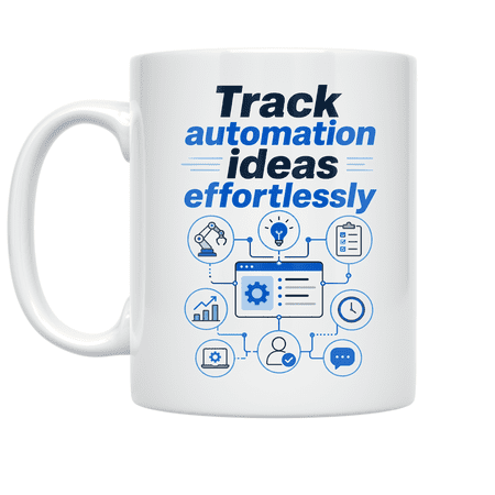 Track Automation Ideas Effortlessly - Tech Enthusiast - 11 oz Ceramic Coffee Mug
