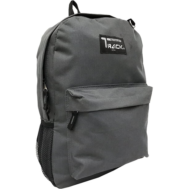 Track Backpack Bag Classic Everyday Pack Charcoal - Walmart  display picture 3