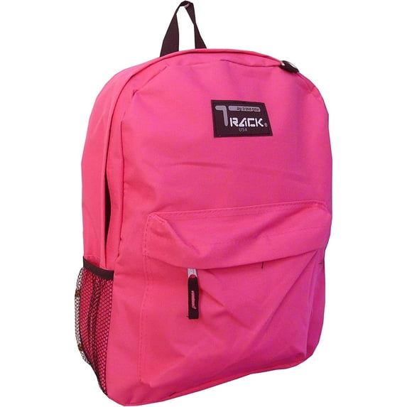Track Backpack Bag Classic Everyday Pack Fuschia