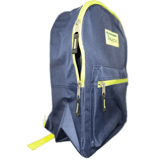 Track Backpack Bag Classic Everyday Pack Navy Lime