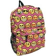 thumbnail image 1 of Track Backpack Bag Classic Everyday Pack Pink Emoji, 1 of 1