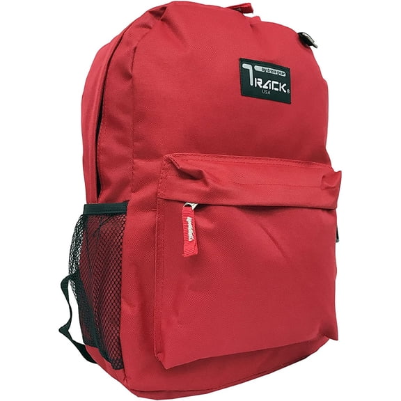 Track Backpack Bag Classic Everyday Pack Red