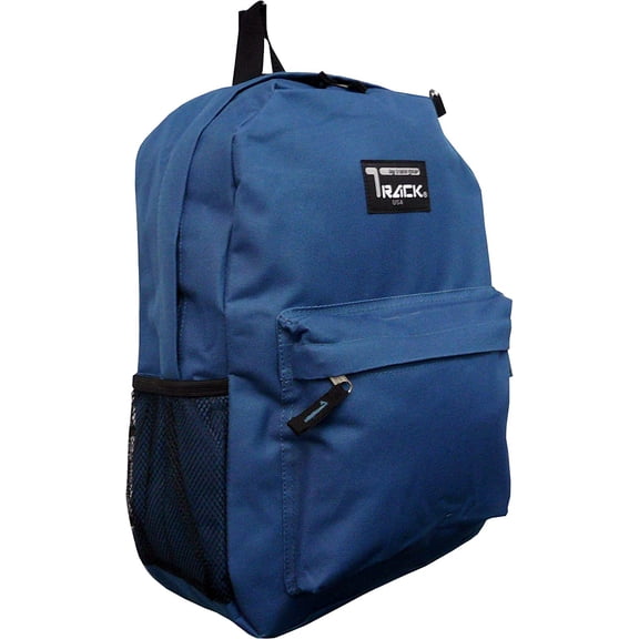 Track Backpack Bag Classic Everyday Pack Sea Blue
