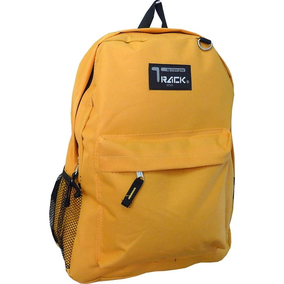 Track Backpack Bag Classic Everyday Pack Yellow