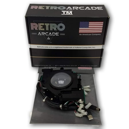Track Ball 3 inch Arcade Game Trackball for PC or MAC USB, PS2 and Jamma + Mame systems