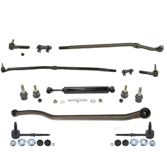Track Bar Drag Link Tie Rod Rods Stabilizer Ball J Fits For 03-07 Ram 2500 4x4