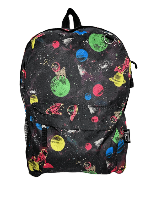 Classic Backpack Everyday Printed Pattern Alien Space