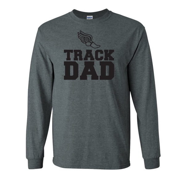 Track Dad Adult Long Sleeve T-shirt