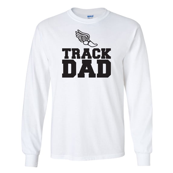Track Dad Adult Long Sleeve T-shirt