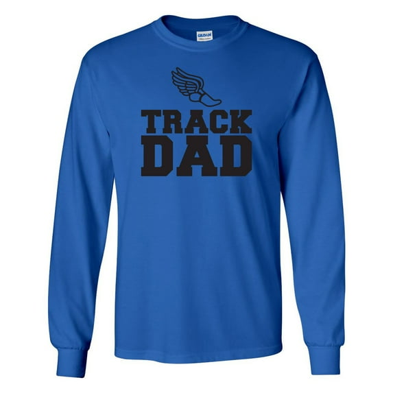 Track Dad Adult Long Sleeve T-shirt