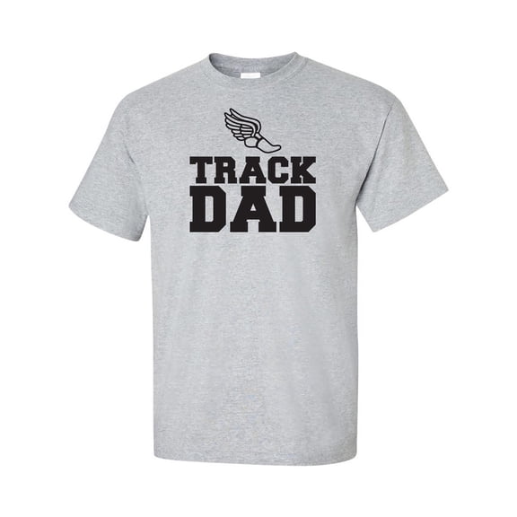 Track Dad Adult Short Sleeve T-shirt
