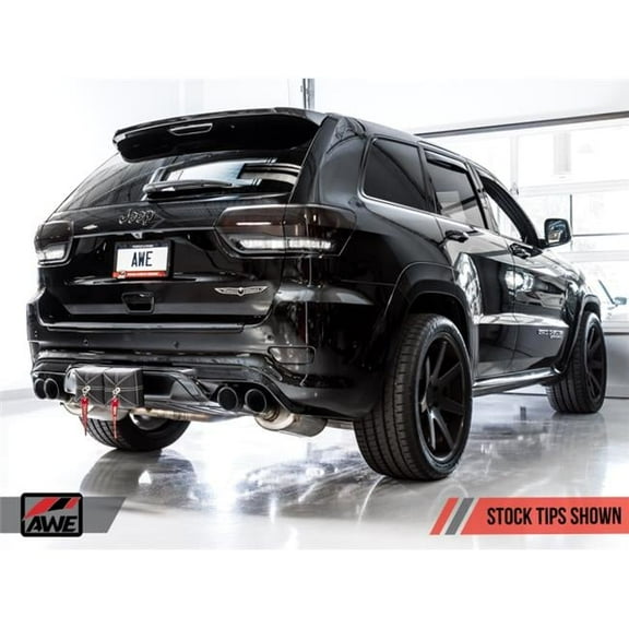 Track Edition Exhaust System with Tips for 2020 Jeep Grand Cherokee SRT & Trackhawk