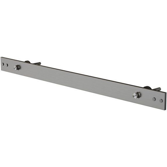 Track Extension Kit, 24 Inches, Satin Stainless Steel by Stone Harbor Hardware