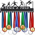 Track and Field Medal Hanger Display 17 Hooks Medal Holder Display