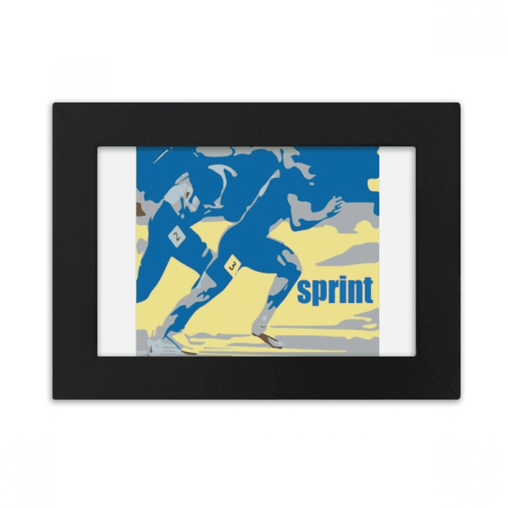Track Field Sprint Anaerobic Desktop Photo Frame Ornaments Picture Art Painting