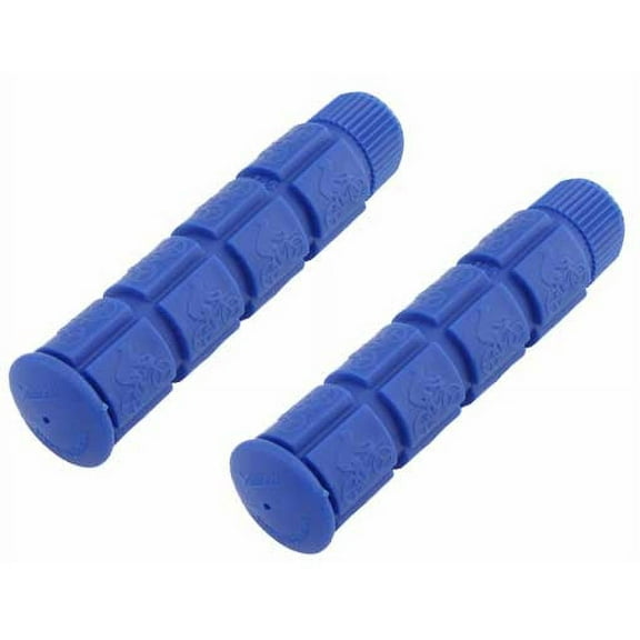 Track Grips Blue. Bike grips, bicycle grips, track grips, fixie grips, lowrider grips, beach cruiser grips, mountain bike grips