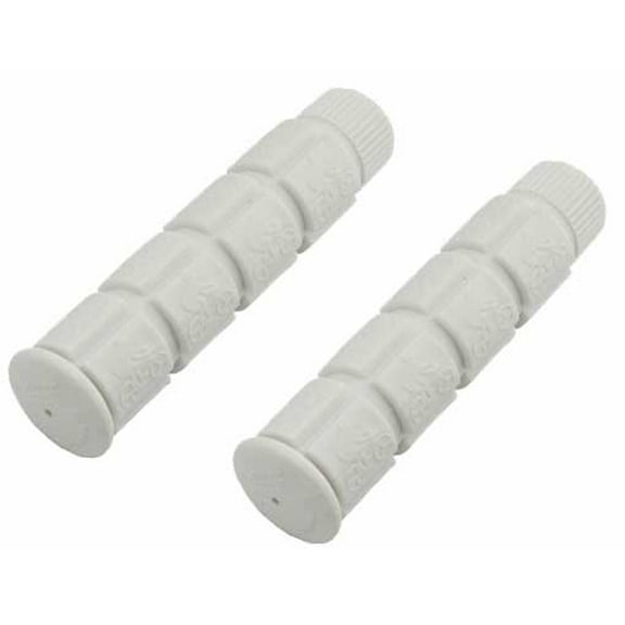 Track Grips White. Bike grips, bicycle grips, track grips, fixie grips, lowrider grips, beach cruiser grips, mountain bike grips