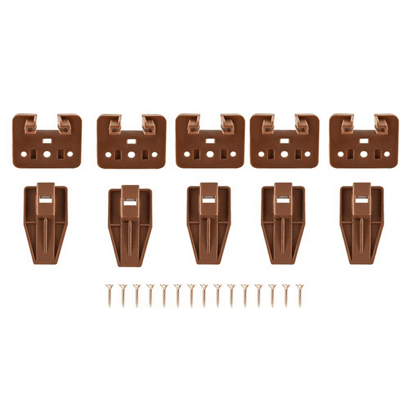 Track Guides Drawer Track Guide and Glides, 5 Sets of Dresser Center Mount Plastic Drawer Slides Fits Furniture Drawer