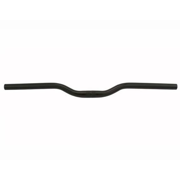 Track Handlebar 153 Alloy 25.4mm Black. bicycle handle bar, handlebar, track handle bar, fixie bike handle bar