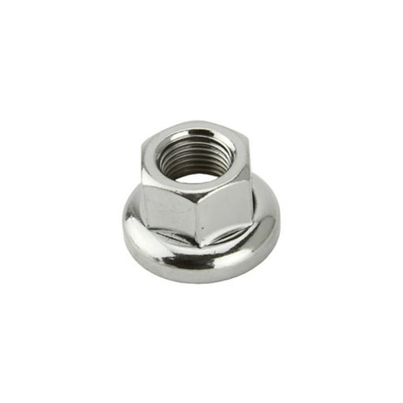 Track Hub Nut Front 10x1mm Chrome. Bicycle nut, bike nut, track bike nut, fixie bike nut