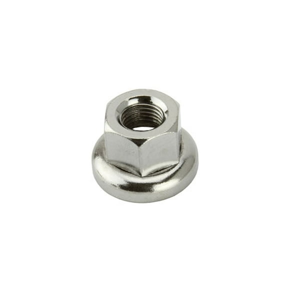 Track Hub Nut Front 9x1mm Chrome. Bicycle nut, bike nut, track bike nut, fixie bike nut