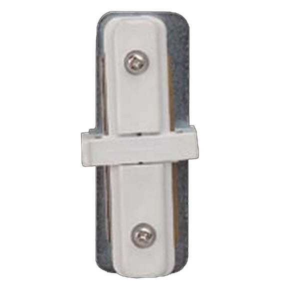 Track Lighting White Metal I Connector | Renovator's Supply