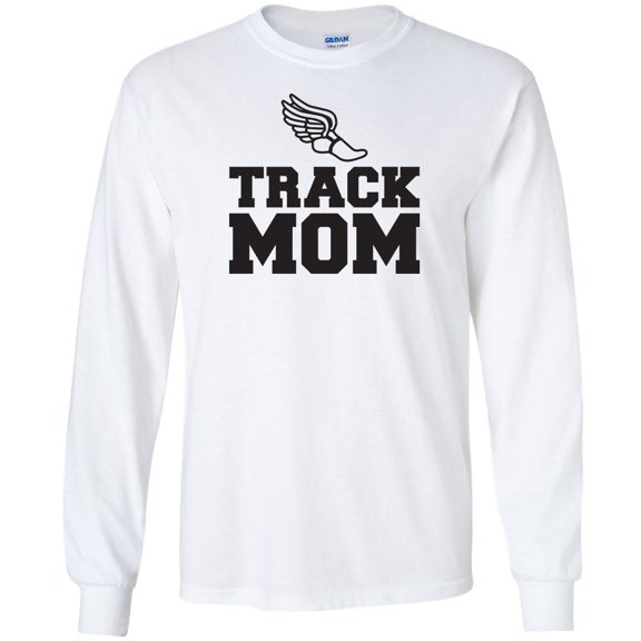 Track Mom Adult Long Sleeve T-shirt