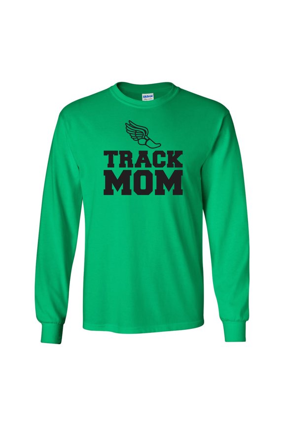 Track Mom Adult Long Sleeve T-shirt
