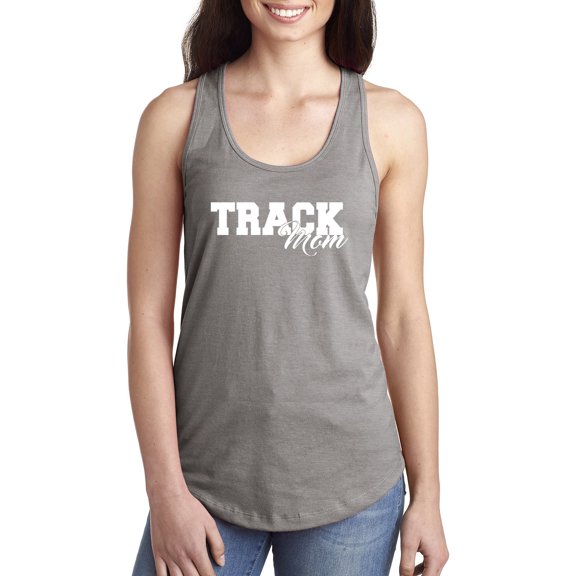 Track Mom Racerback Tank