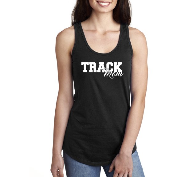Track Mom Racerback Tank