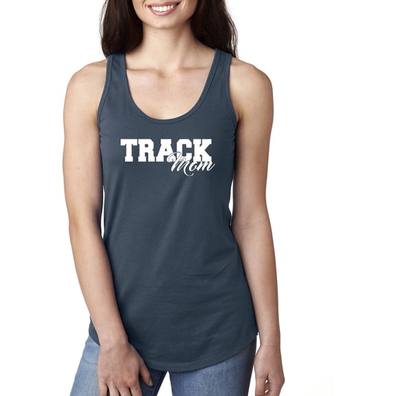 Track Mom Racerback Tank