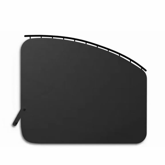 Track-Mounted Car Side Window Curtains - Premium Retractable Sunshades - Total Blackout for Privacy & UV Protection - Universal Fit for Cars, SUVs, and Vans - Easy Glide Rails with Secure Ties