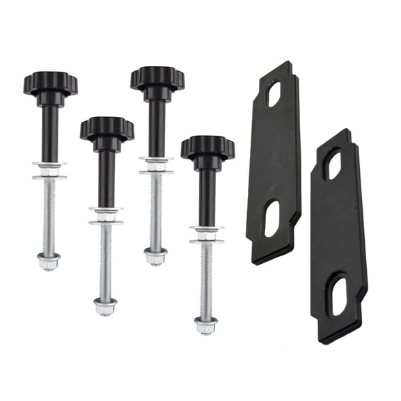 Track Mounting Pins Waterproof Car Top Luggage Rack System for Recovery Tracks with 4.72"-6.69" Hole Spacing