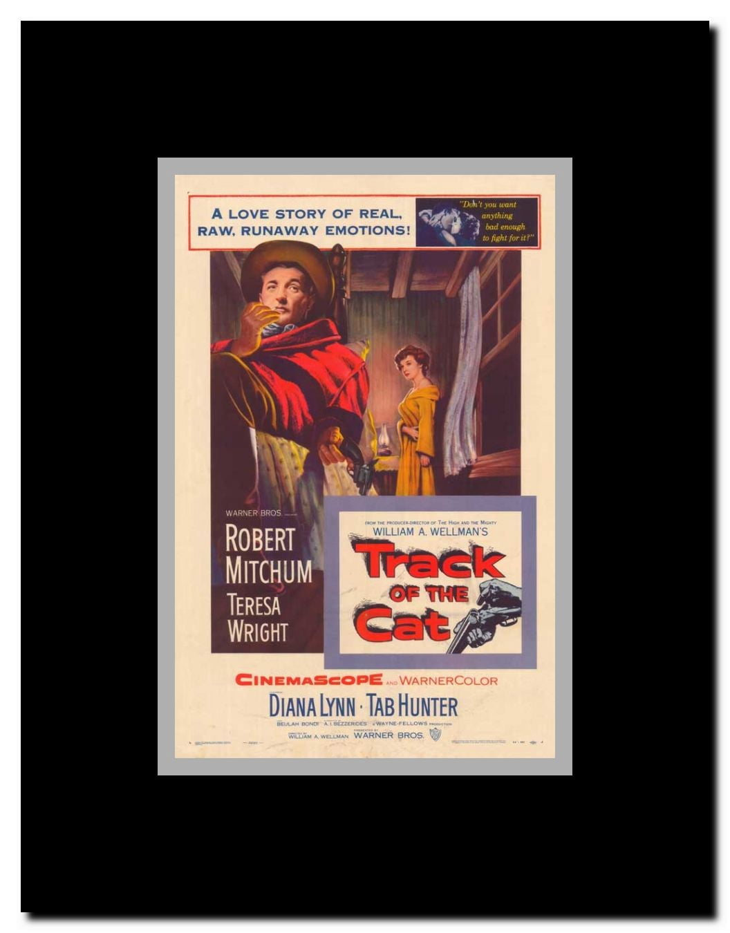 Track Of The Cat Framed Movie Poster